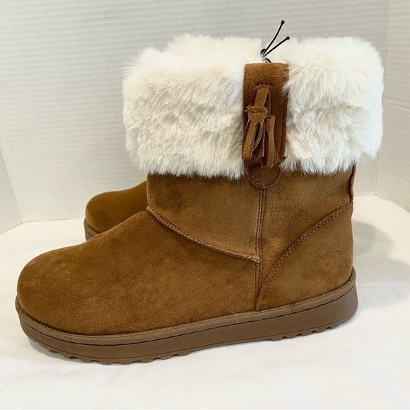 NWT—Cliffs by White Mountain Women's Winter Boots Cognac Size 9.5 - Picture 4 of 11